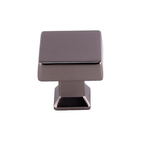 Crown 1-1/4" Square Colorado Cabinet Knob Dark Pewter Finish CHK94723DP